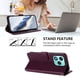 thumbnail image 4 of Funda Billetera con Relieve de Gato para Honor 400 Lite, Morado Oscuro, 4 of 6