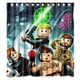 thumbnail image 1 of Cortina de ducha de cartón Anime Star Wars, juego de cortina de baño con ganchos, tamaño 66 x 72 pulgadas, 1 of 3