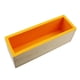 thumbnail image 2 of Molde para Jabón Rectangular con Caja de Madera Molde de Silicona Flexible Herramienta de Manualidades Adecuado para Elaboración de Jabón Artesanal Re Naranja, 2 of 5