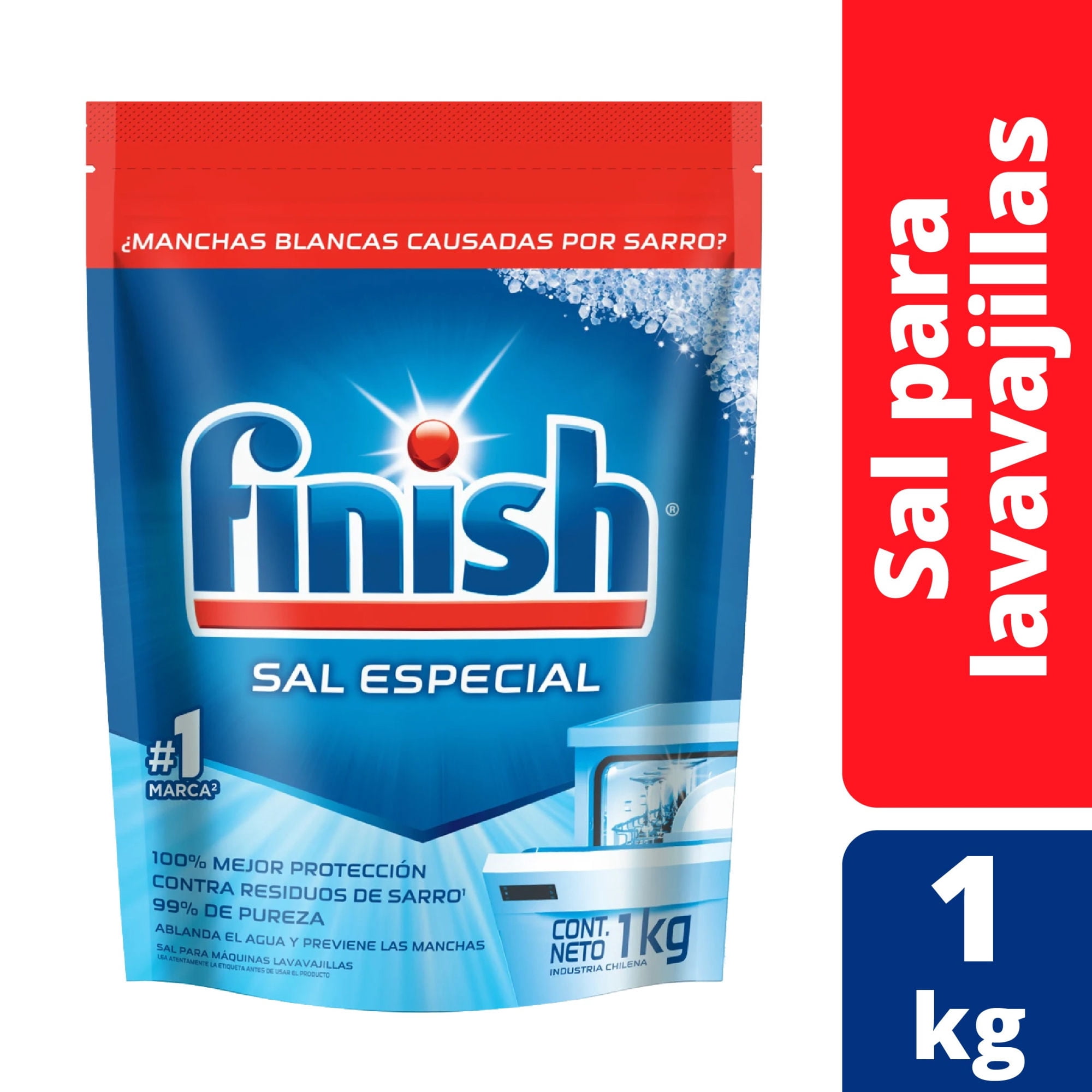 Sal Para Lavavajillas Doypack 1 kg Finish