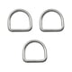 thumbnail image 4 of 3 Uds Hebillas De Herradura Prácticas De Acero Inoxidable Para Correas De Bolso DIY 4cm X 2,5 Cm, 4 of 5
