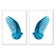 thumbnail image 1 of Set de Cuadros Blue Wings con Marco Blanco, 1 of 1