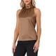 thumbnail image 4 of INSPIRE CHIC Blusas de Trabajo Sólidas sin Mangas para Mujer con Lazo en el Cuello de Satén Talla XL Marrón, 4 of 6