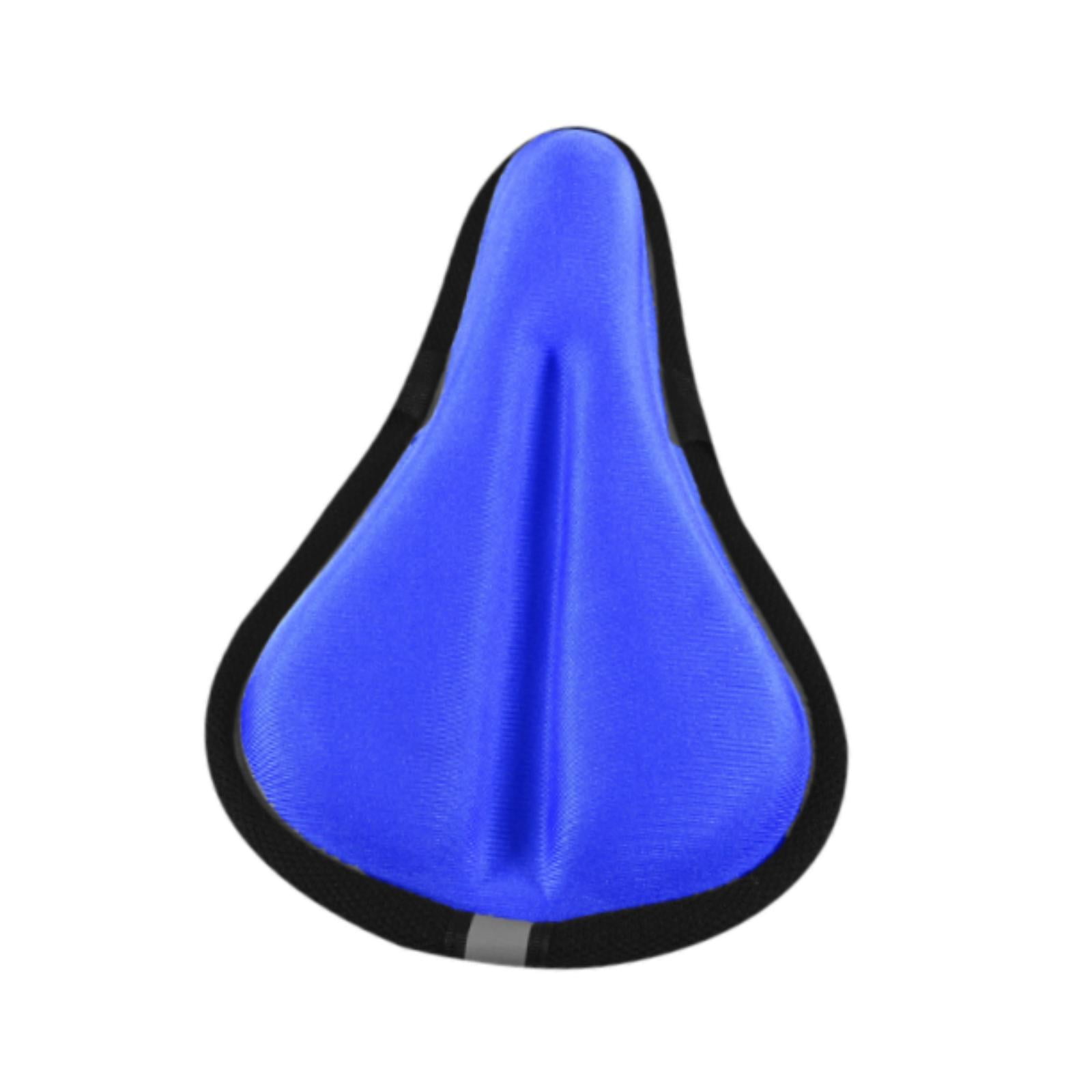 Magideal - Cubierta De Cojín De Asiento Para Bicicletas Para Niños 59x86 Pulgadas Accesorios Transpirables Asamblea Simple Anti Slip Para Niños Saddle Saddle Sil Azul