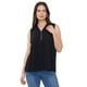 thumbnail image 1 of Blusa Mujer Sin Mangas Cuello Mao Negro Corona, 1 of 5
