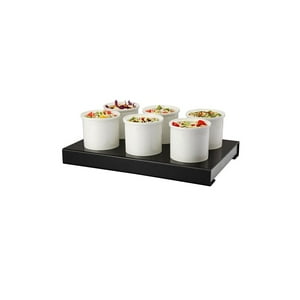 Imahe - Exhibidor Buffet Frio C/6 Recip. Porcel. 1.2 Lt C/Pack Frio