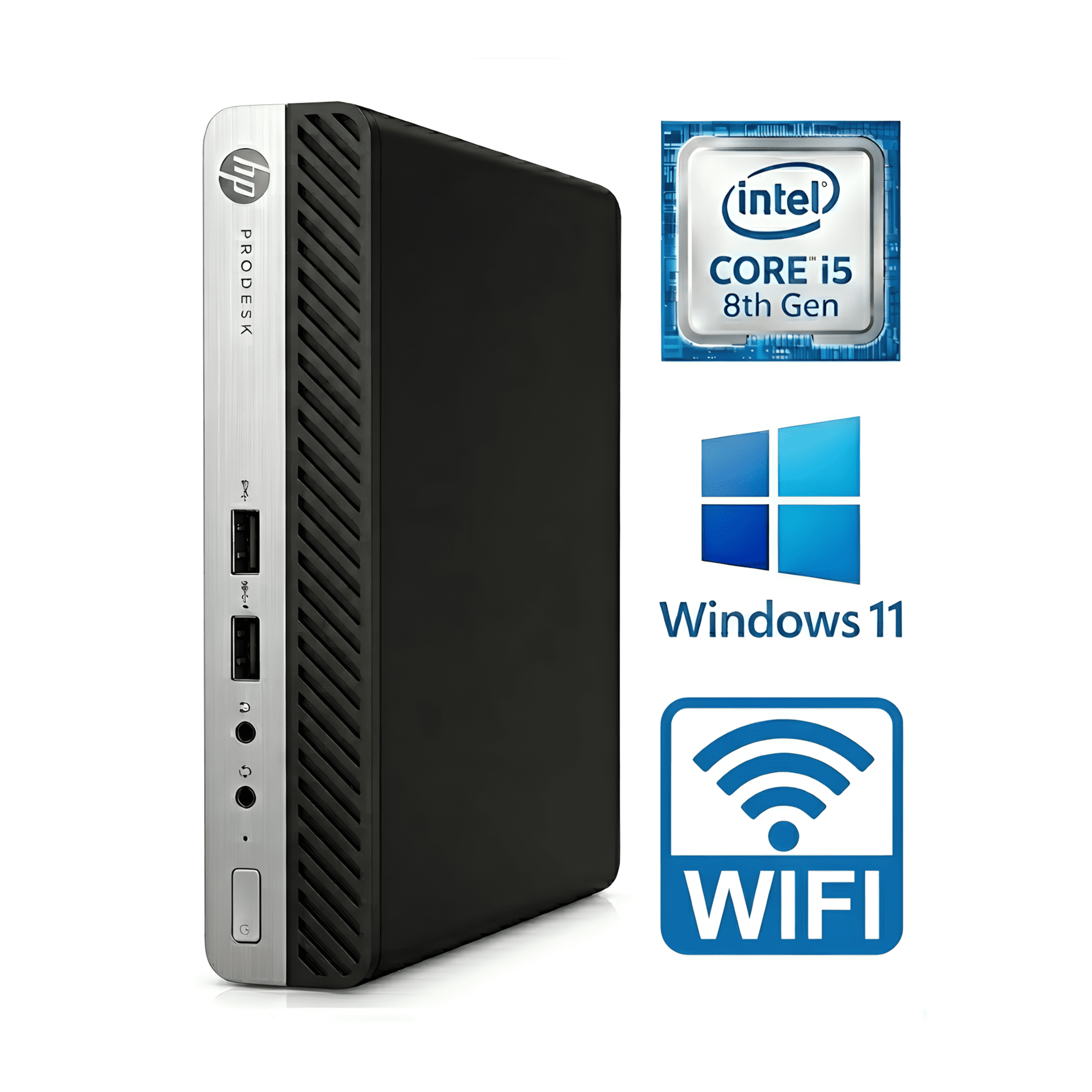 Mini PC HP ProDesk Core i5 8ªGen. 16GB RAM - SSD 240GB