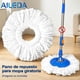 thumbnail image 1 of Repuesto de mopa redonda Aileda universal color blanco para balde centrífugo y trapeador giratorio 360, 1 of 5