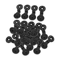Ioensy - 50X Clips Para Sombrilla Prácticos Para Red De Sombra, Lona De Malla Para Patio, Red Antipájaros, Color Negro