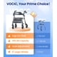 thumbnail image 5 of Andadera Rollator VOCIC Z21 con asiento, soporte de 160 kg y 8 ruedas, 5 of 9