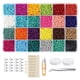 thumbnail image 3 of Cuentas De Semillas De Vidrio Surtidas 24 Colores Para Manualidades De Joyería 3000 Piezas 4 Mm, 3 of 5