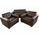 thumbnail image 2 of Juego De Living Dos Chocolate Ecocuero, 2 of 3
