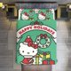 thumbnail image 1 of Merry Christmas Hello Kitty 1 3 Pieces Duvet Cover Set Full Size Super Soft Fade Resistant Microfiber, 1 of 4