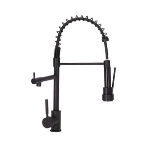 Pmb - Monomando Lavaplatos Extraíble Bangor Negro Mate