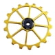 thumbnail image 4 of Bicicleta Desviador Trasero Polea MTB Rodamiento De Cerámica Rueda Jockey Dorada, 4 of 5