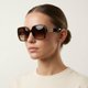 thumbnail image 2 of GAFAS DE SOL CUADRADAS CON FORMA DE TORTUGA MARRÓN SUN174 F3134, 2 of 6