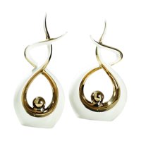 Bothyi - Decoraciones Caseras Modernas De La Escultura De Cerámica Abstracta Para La Mesa Del Gabinete