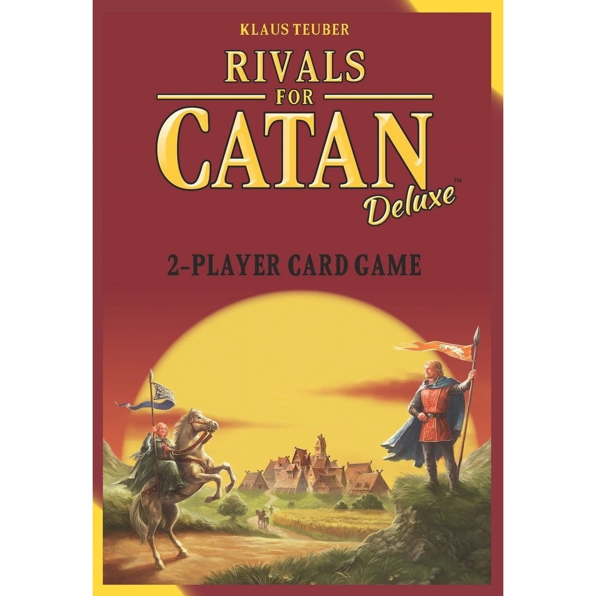 Juego de cartas CATAN Rivals DELUXE EDITION Build Trade Conquer