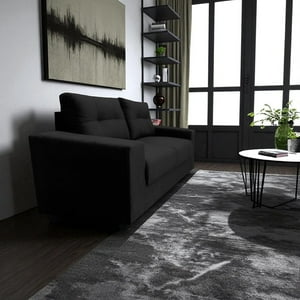 Fazca - Sofa Giulia 2 Cuerpos Negro