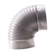 thumbnail image 4 of Codo De Estufa De 90°, Conector De Tubería, Accesorio Multifuncional, Adaptador De Conducto De Humos, Diámetro Interior Del Tubo 15,3 Cm, 4 of 5
