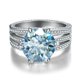 thumbnail image 2 of Anillos de Boda de Moissanita de 5 Uds para Mujer Color D Claridad VVS1 Anillos de Diamante de Plata Esterlina Anillos de Compromiso de Moissanita Azul/morado/rosa con Certificado, 2 of 9
