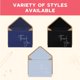 thumbnail image 4 of Tarjetas de agradecimiento VNS Creations Pack de 20 8,9 × 12,7 cm azul marino, 4 of 8