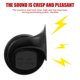 thumbnail image 4 of Train Horns BLAU GRUN 300DB, superruidoso, 12 V, resistente al agua, 2 unidades, rojo, 4 of 6