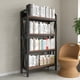 thumbnail image 3 of 56.30'' Bakers Rack 4-Level Storage Shelves Metal and Wooden Kitchen Shelves, Kitchen Organizers and Storage, for Garage, Pantry, Bathroom, Closet ,33.50'' Length, 3 of 3