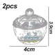 thumbnail image 2 of Plato con tapa para decoración de uñas, recipiente de cristal para polvo acrílico líquido, herramientas para decoración de uñas acrílicas., 2 of 5