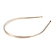 thumbnail image 5 of Unique Bargains 1 Pc Diademas Simples de Doble Fila para Mujeres Tono Oro Rosa, 5 of 6