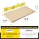 thumbnail image 4 of Cojín SUNROX 5 cm × 61 cm × 137 cm espuma DryFast, 4 of 7