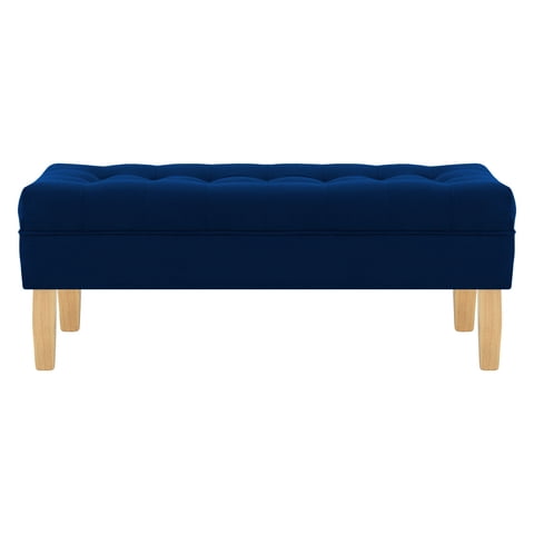 Bodevir - Banqueta Wood 2C Felpa 05 Azul Marino