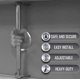 thumbnail image 5 of Caja para ventilador de techo RACO redonda retro-brace gris de 10 cm, 5 of 7