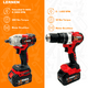 thumbnail image 2 of Kit Taladro + Llave De Impacto Brushless Lernen + 2 Baterías Color Rojo, 2 of 9