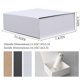 thumbnail image 2 of Caja de regalo Rsgift 28 × 20 × 9 cm blanca con tapa magnética, 2 of 7