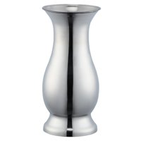 Magideal - Florero De Material Acero Inoxidable Maceta De Metal Planta Hidropónica Titular Tallos Manojo Bud Pot Floreros Para Pequeña Sala Dormitorio Plata