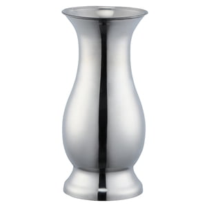 Magideal - Florero De Material Acero Inoxidable Maceta De Metal Planta Hidropónica Titular Tallos Manojo Bud Pot Floreros Para Pequeña Sala Dormitorio Plata