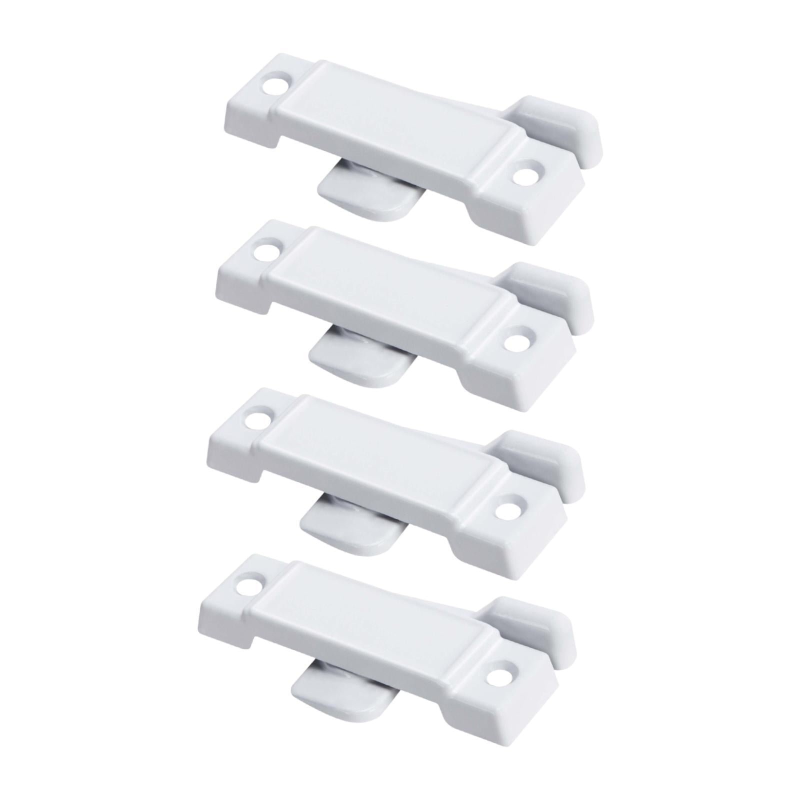 Magideal - 4 Cerraduras De Repuesto Para Marco De Ventana, Pestillos De Ventana, Protección Contra Caídas, Retenedores De Marco De 2 1/4 Pulgadas Para Cocina Y A