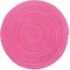 thumbnail image 3 of XmhyTop Juego de 6 Manteletes Redondos Individuales de Algodón Premium, Antideslizantes con Textura Gruesa, Resistentes al Calor, Estilo D, 38cm, Color Fucsia, 3 of 5