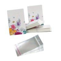 Magideal - 50 Tarjetas De Exhibición De Pendientes, Exhibición De Joyas, Decorativas Y Prácticas, Con Bolsas Selladas. E