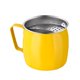 thumbnail image 1 of Taza De Té De Acero Inoxidable Durable Portátil Con Filtro Para Fiesta De Oficina En Casa Amarillo, 1 of 5