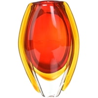 Jarrón De Cristal Accent Plus Sunfire Multicolor 1,6 Kg 14 X 8 X 23 Cm