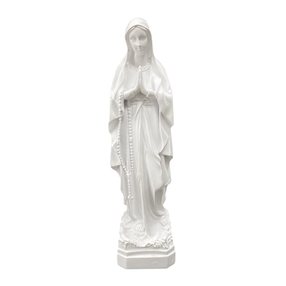 Estatuilla de María, escultura artística, figura religiosa, artesanía de resina, ornamento de María rezando, estatua de María para decoración de mesa Estilo A