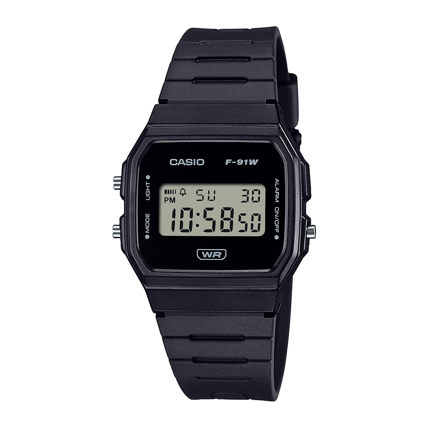 Reloj Unisex Casio F-91Wb-1Adf Negro