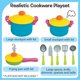 thumbnail image 4 of Juego de cocina Small World Toys para niños con ollas, sartenes y utensilios, 4 of 7
