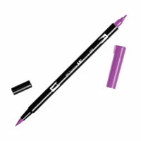 Marcador Artístico Tombow Dual Brush Pen 685 Magenta Profundo