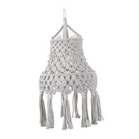 Ioensy - Cubierta De Accesorios De Iluminación De Pantalla De Lámpara De Macramé Moderno Para Decoración De Sala De Estar Estilo B
