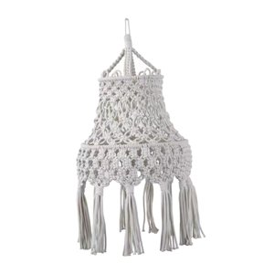 Ioensy - Cubierta De Accesorios De Iluminación De Pantalla De Lámpara De Macramé Moderno Para Decoración De Sala De Estar Estilo B