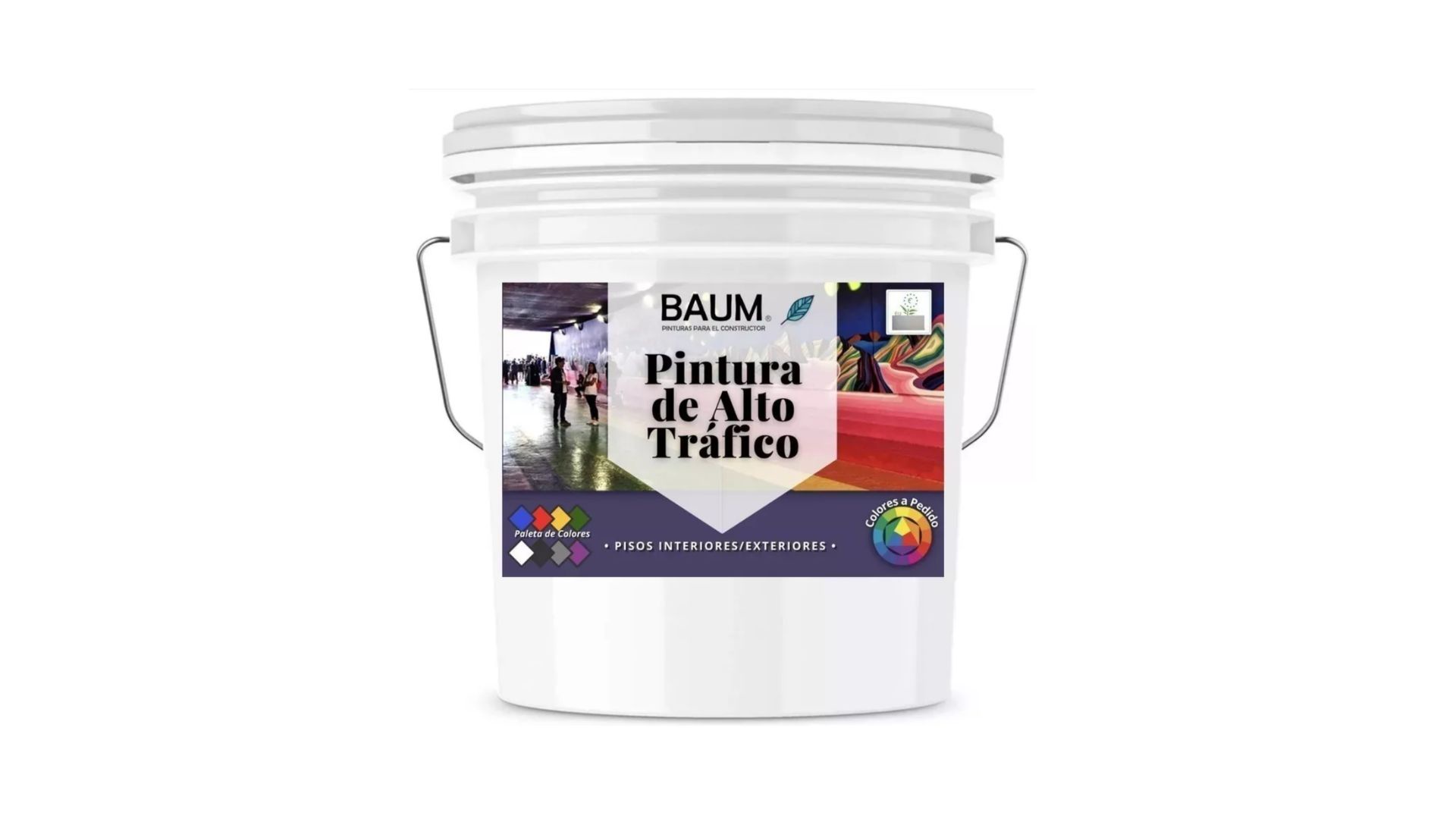 Baum - Pintura Alto Trafico Base Agua “Amarillo” (Galon 4 L)