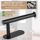 thumbnail image 2 of Soporte de pared autoadhesivo para papel higiénico JOPOFI, color negro, 2 of 6